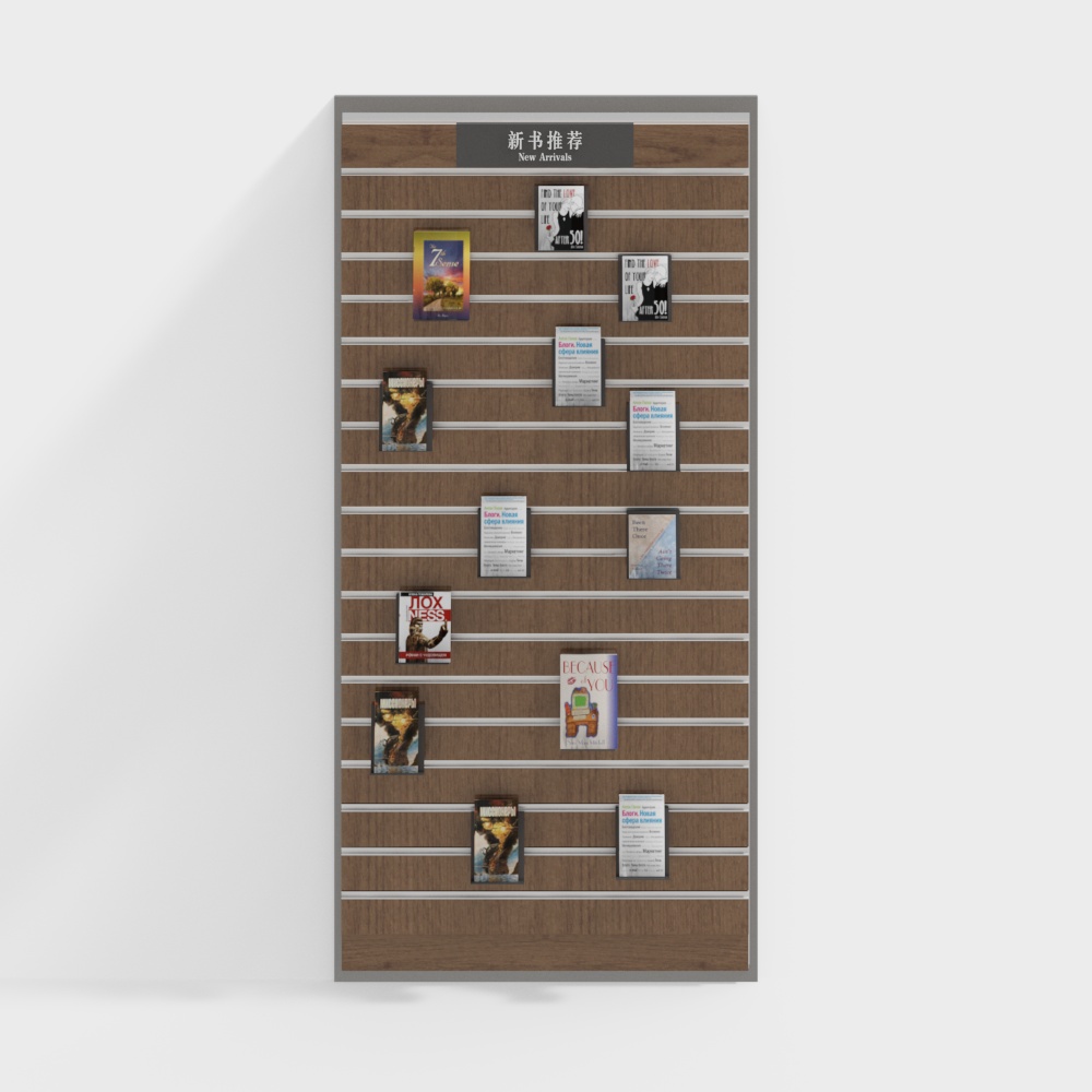 New book recommendation bookshelf