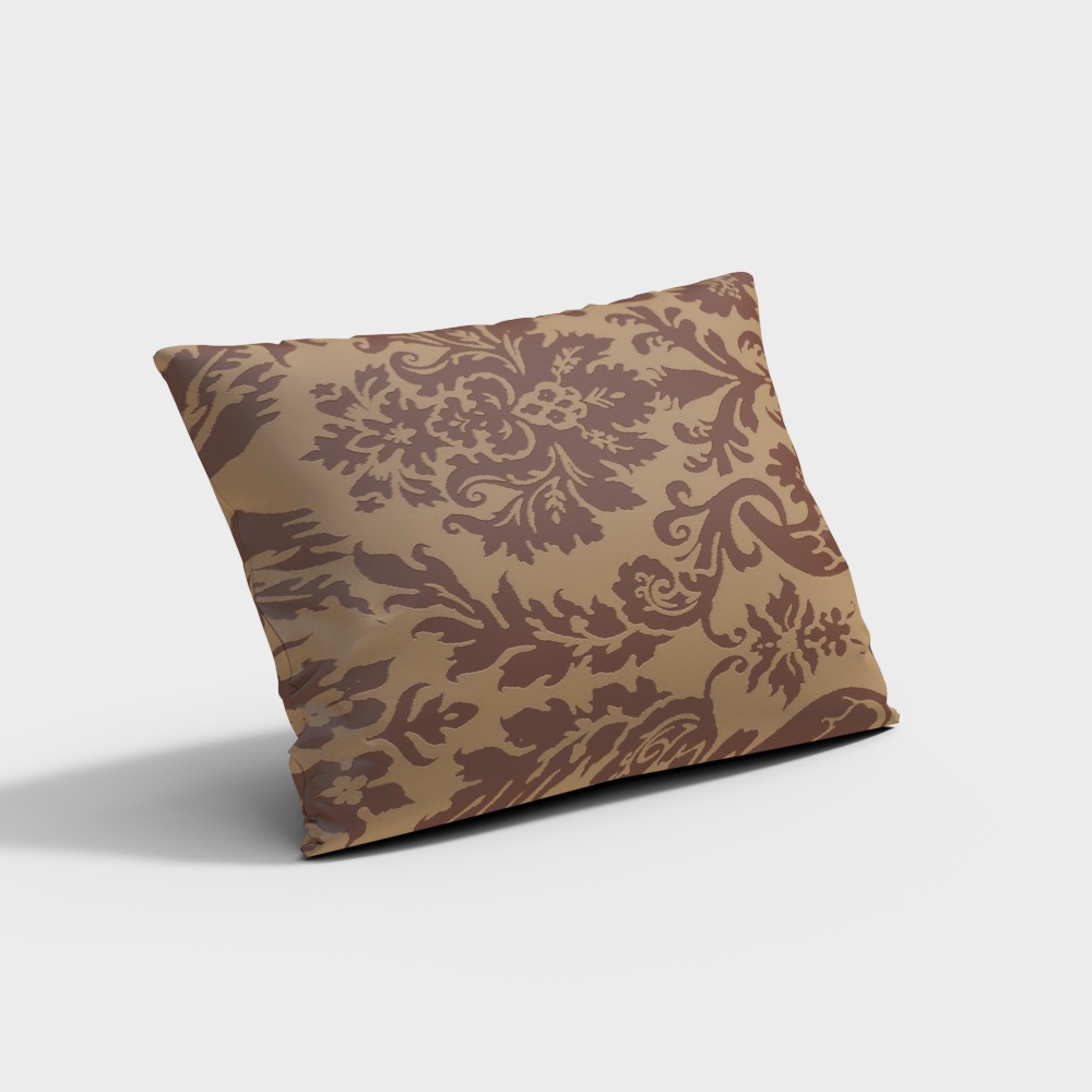 Vintage-Modern Pillow 3D model for Artistic Spaces