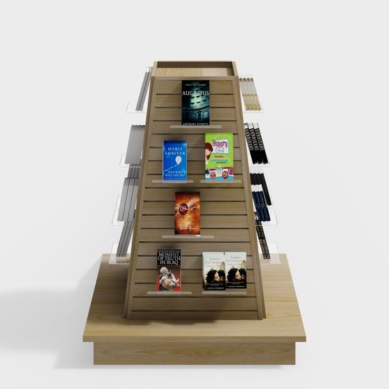 Bookshelf Dreams 3D model for Creative Spaces