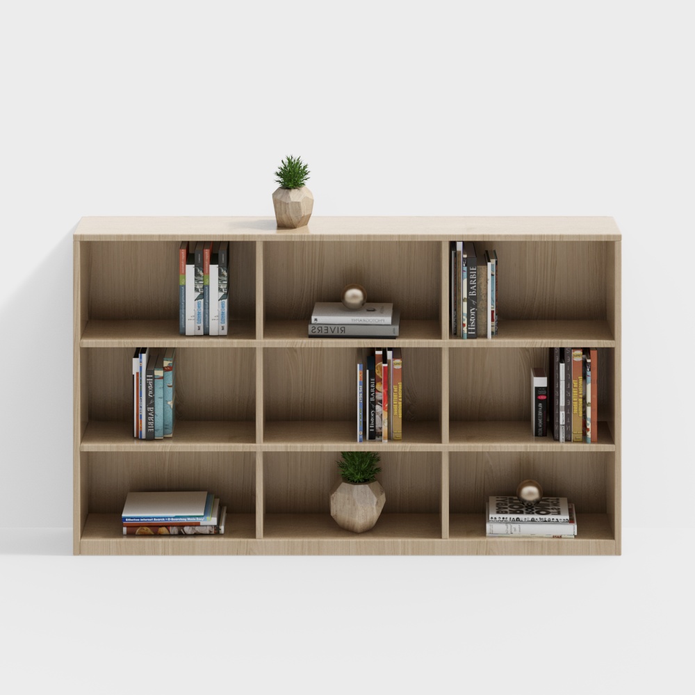 Children's book low bookshelf