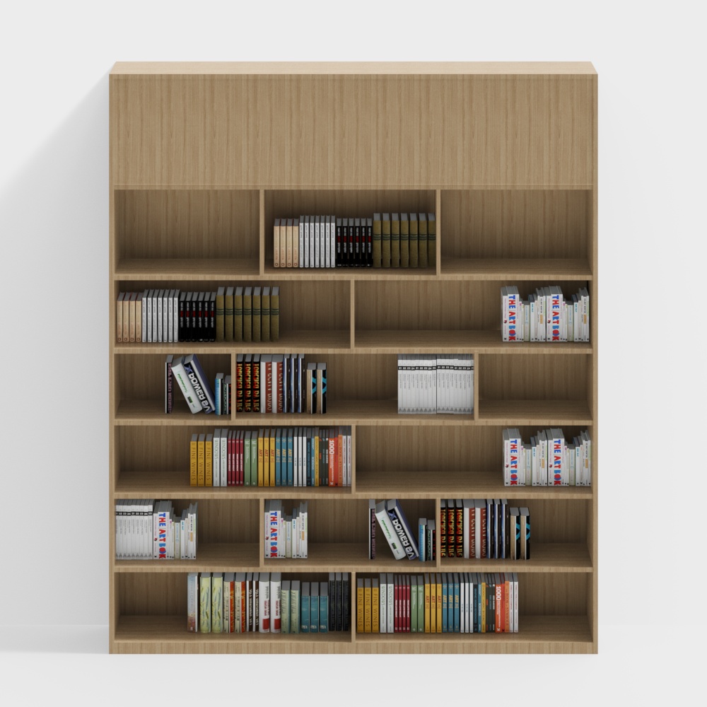 Étagère à simple face de librairie