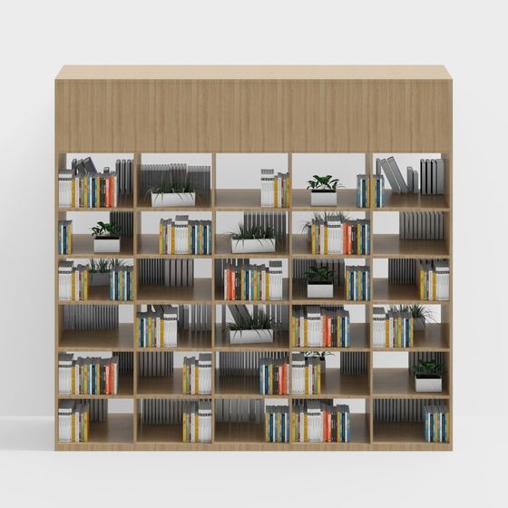 ชั้นวางหนังสือสองด้าน