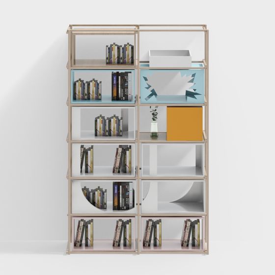 Giá sách hai hàng của hiệu sách