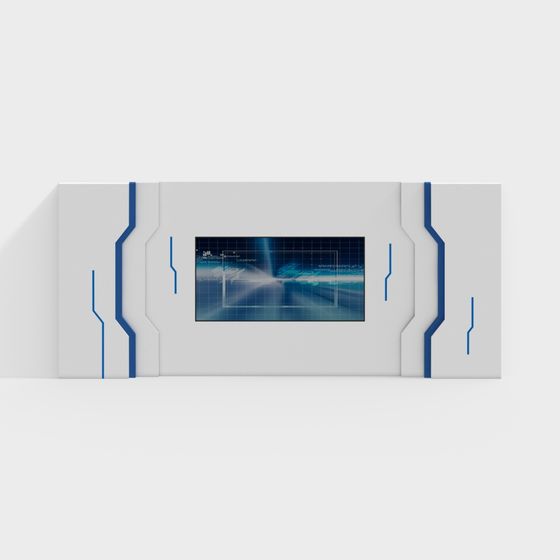 Future Interface 3D model for Creative Projects