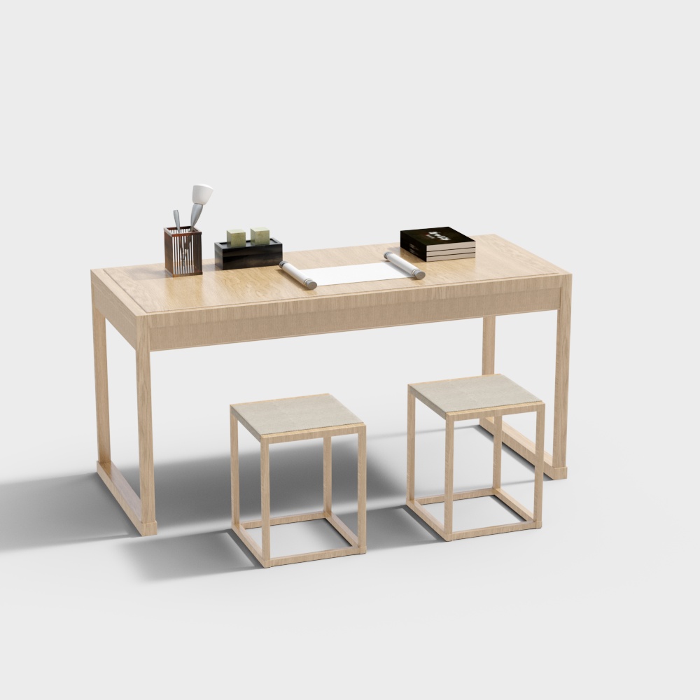 Chinese Studies Classroom Desks and Chairs