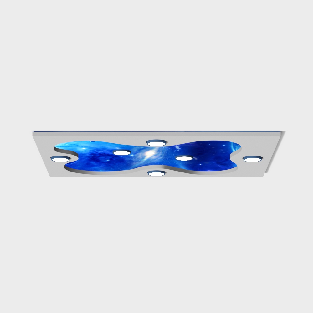 Stellar Ceiling Light 3D model