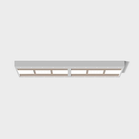 Stylish Linear Light Fixture 3D model for Modern Spaces