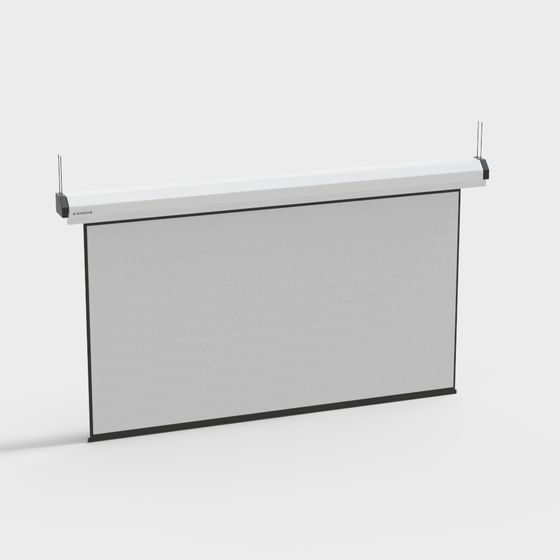 Roll-Up Projection Screen 3D model