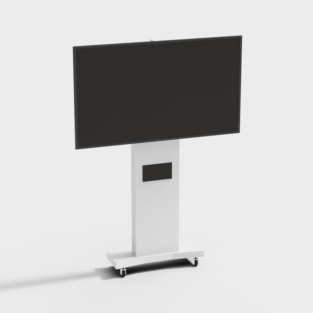 Minimalist Mobile TV Stand 3D model