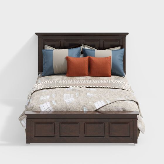 Giường đôi tân cổ điển