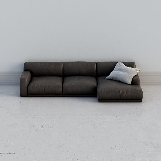 Modern Minimalist 3D Sofa Model