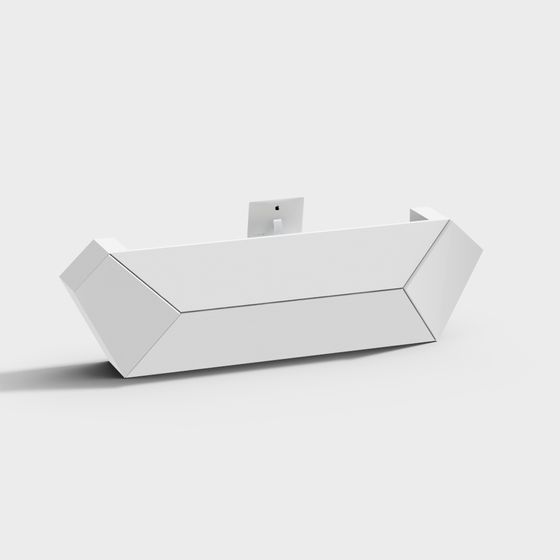 Future Desk 3D model for Modern Offices