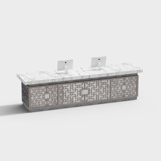 Urban Reception Desk 3D model