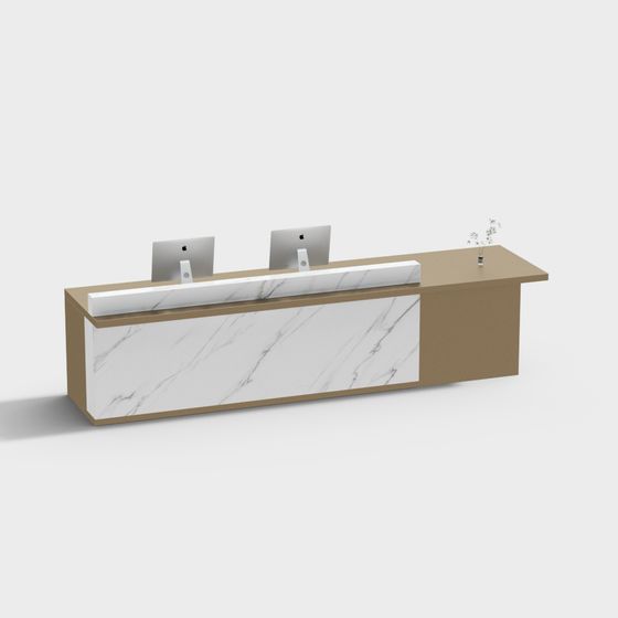 Urban Reception Desk 3D model