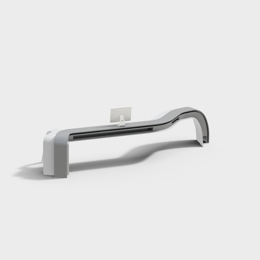 Sleek Computer Desk 3D model