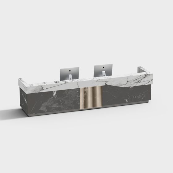 Urban Reception Desk 3D model