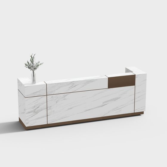 Urban Reception Desk 3D model