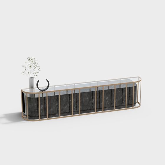 Urban Window Display Cabinet 3D model