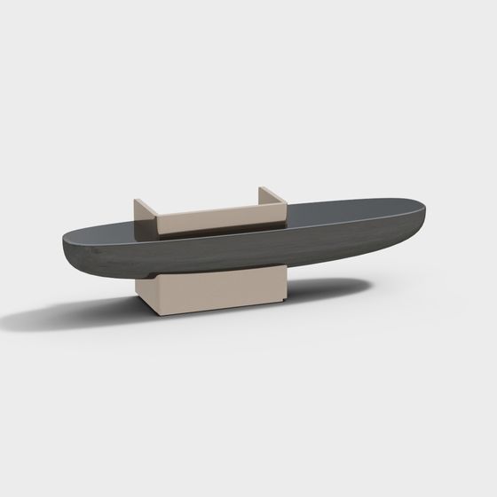 Streamlined Sofa 3D model