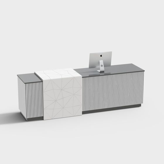 Futuristic City Desk 3D model