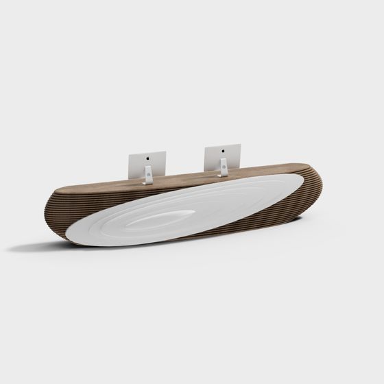 Sleek Modern Office Desk 3D model