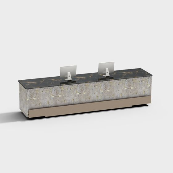 Urban Reception Desk 3D model