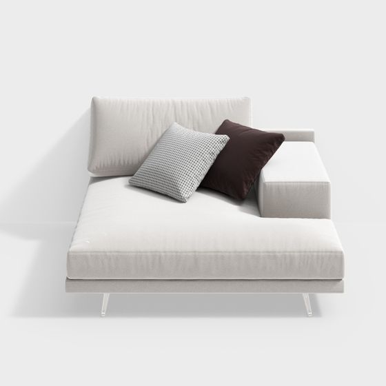 Modern Minimalist Sofa 3D model