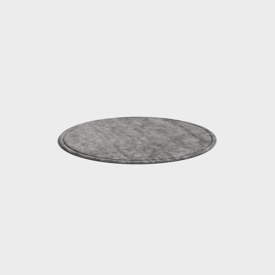Elegant Round Carpet 3D model for Modern Interiors