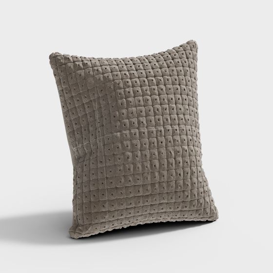Elegant Low-Poly Pillow 3D model