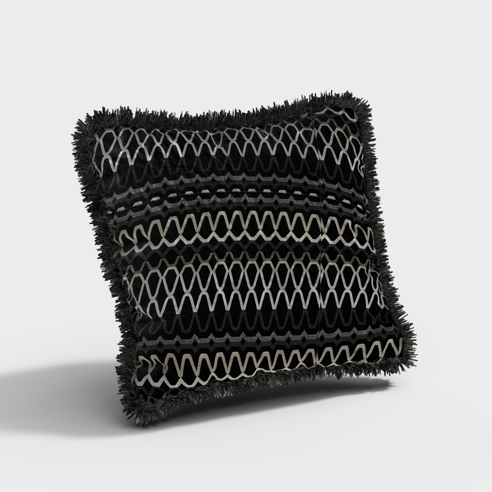 Throw Pillow/Cushion Contemporary Style Fabric