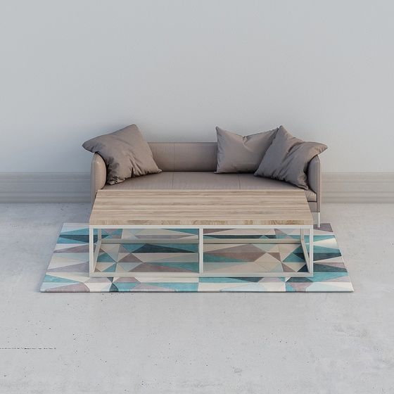 Urban Living Room Set 3D model