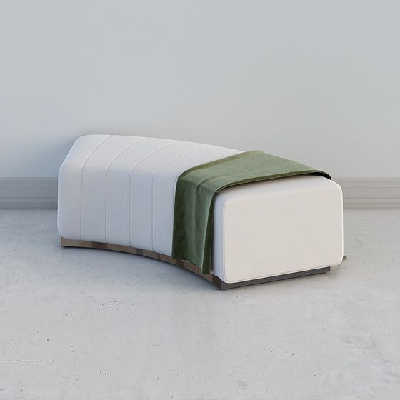 Urban Leisure Bench 3D model