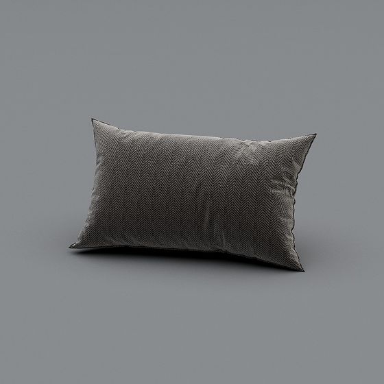 Low-Poly Elegant Pillow 3D Model
