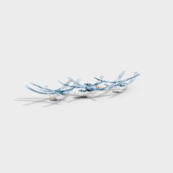 Luminous Wing Corridor 3D model