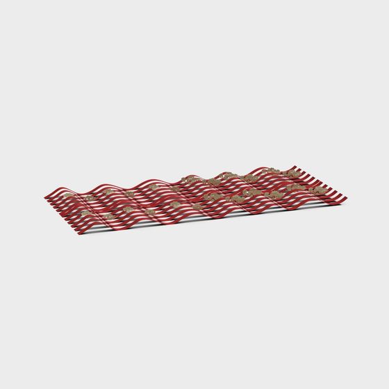 Wavy Metal Plate 3D model