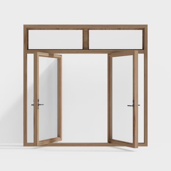 Modern Glass Door 3D model