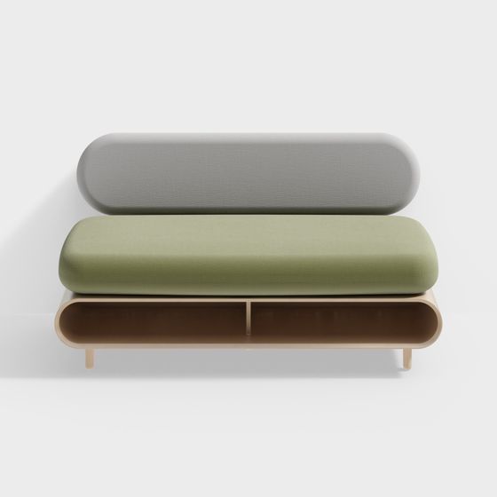 Urban Comfort Bench 3D model