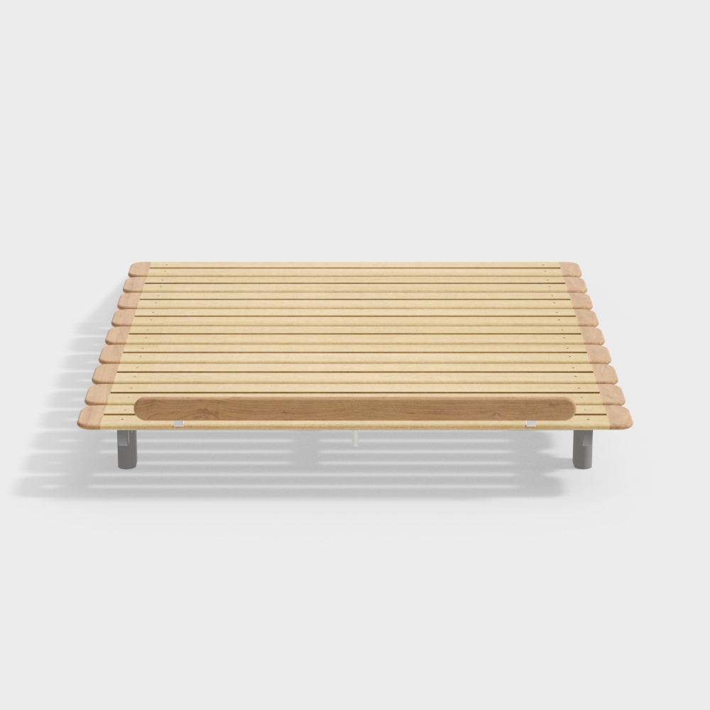 Giường gỗ tự nhiên-1800 không có tựa lưng