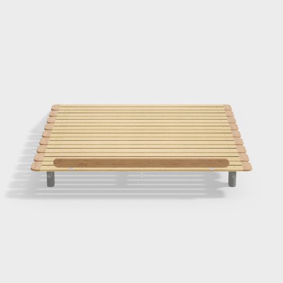 Giường gỗ tự nhiên-1800 không có tựa lưng