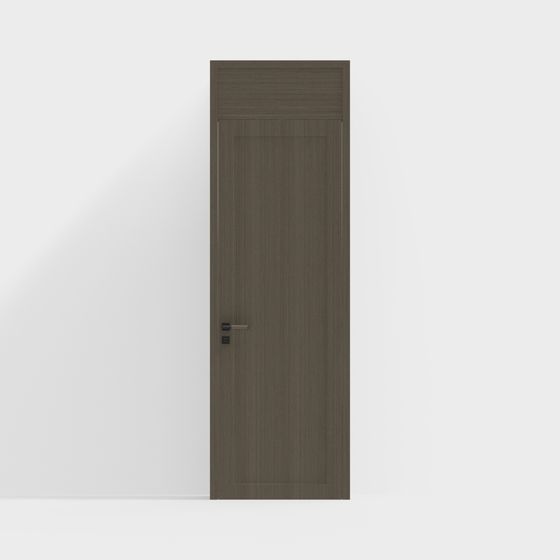 Elegant Low-Poly 3D Model Door