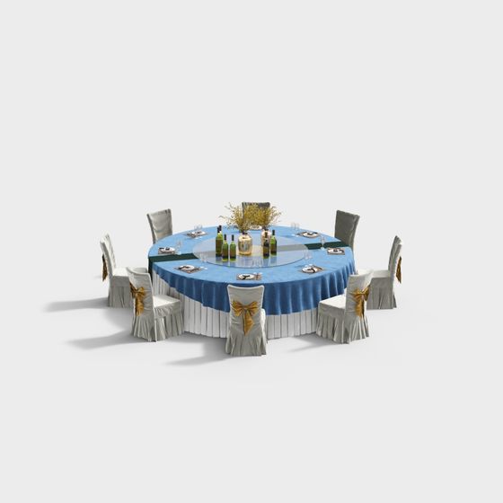 Tables et chaises pour mariage chinois à l'hôtel