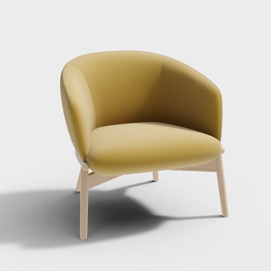 Cozy Corner Chair 3D model