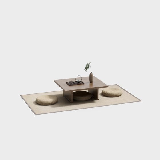 Zen-Inspired Teahouse 3D model