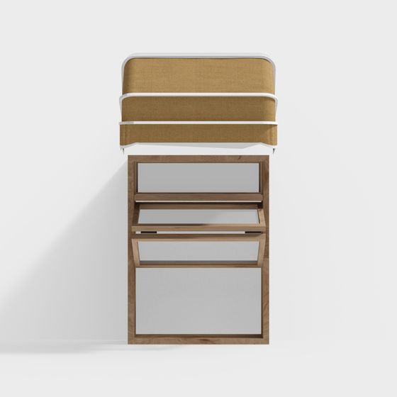 Urban Storage Bench 3D model