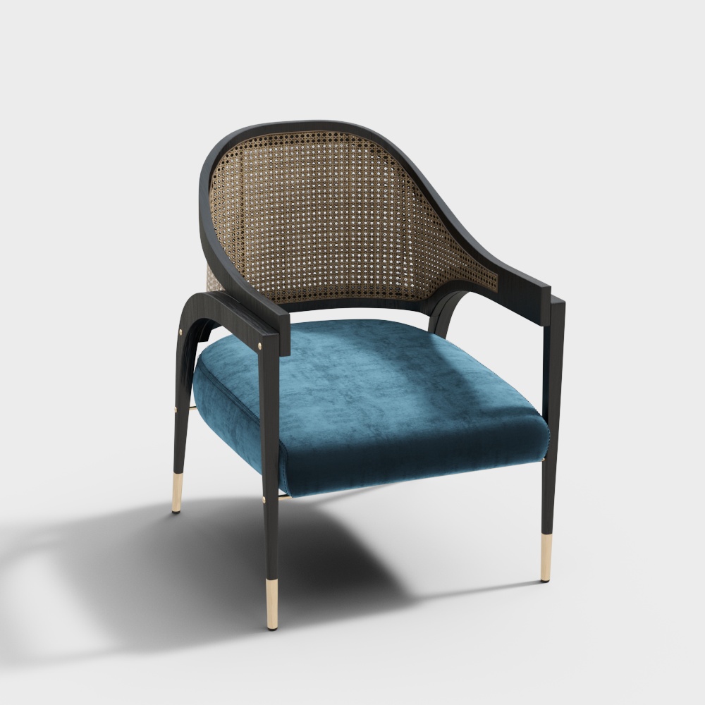 armchair contemporary fabric