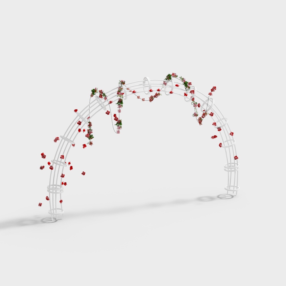 outdoor wedding flower door