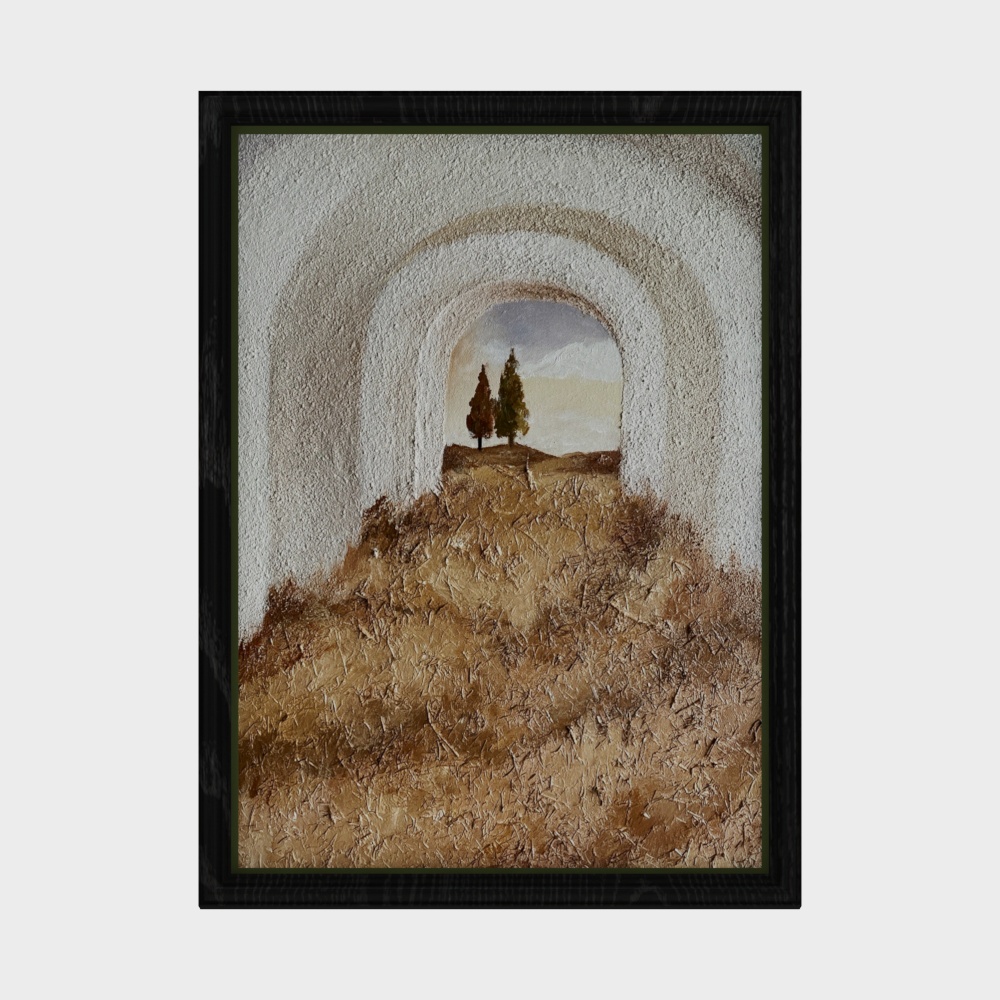 Medieval style decorative painting