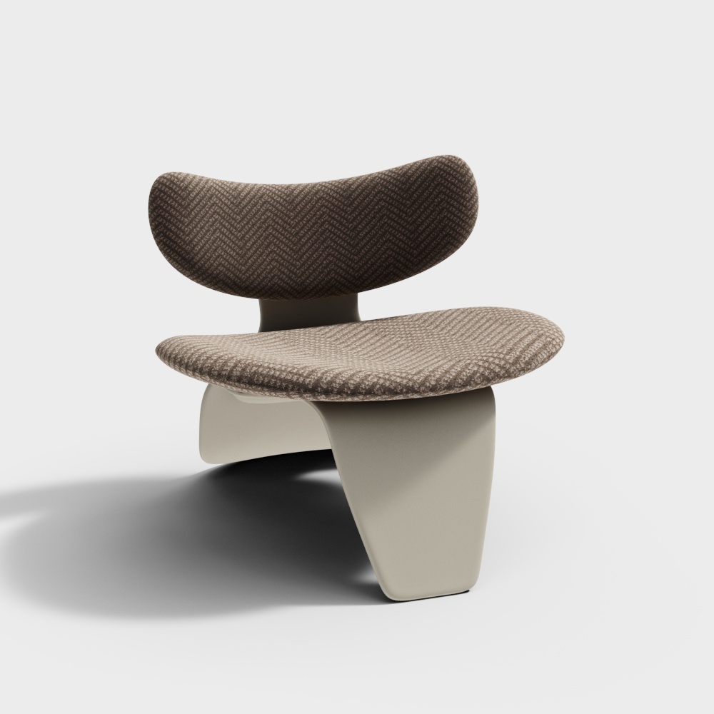 Streamlined Leisure Chair 3D model