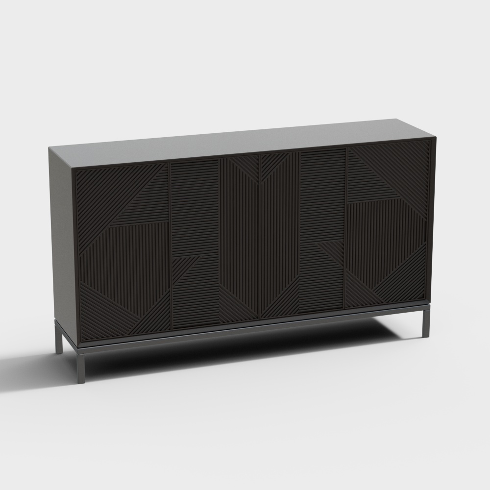 Middle and ancient style side Cabinet