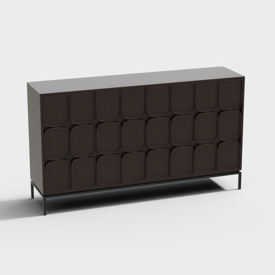 Modular Storage Cabinet 3D model
